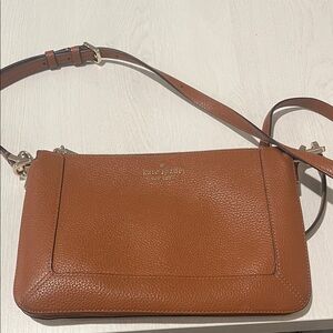 Kate Spade Tan Leather Crossbody Bag
